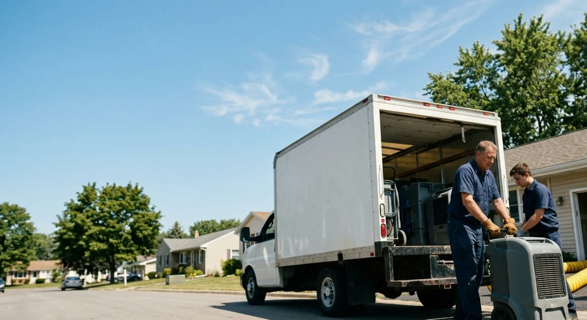 Water Damage Cleanup in Prairie City, IL near me
